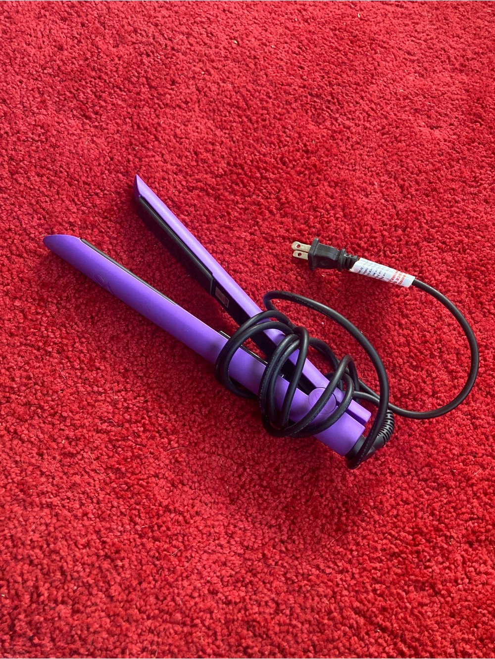 Straight Ahead Bionic Pro Ceramic Flat Iron Purple Hair Straightener